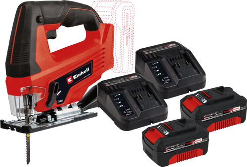 Einhell TC-JS 18 Li Solo 4,0 Ah Accu (2x) Starterspakket Main Image