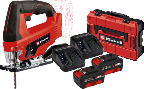 Einhell TC-JS 18 Li Solo 4,0 Ah Accu (2x) E-Case S-F Starterspakket Main Image