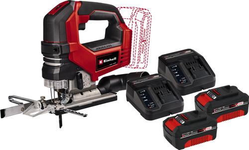 Einhell TP-JS 18/135 Li BL Solo 4,0 Ah Accu (2x) Starterspakket Main Image