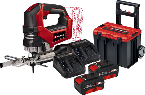 Einhell TP-JS 18/135 Li BL Solo 4,0 Ah Accu (2x) E-Case L Starterspakket Main Image