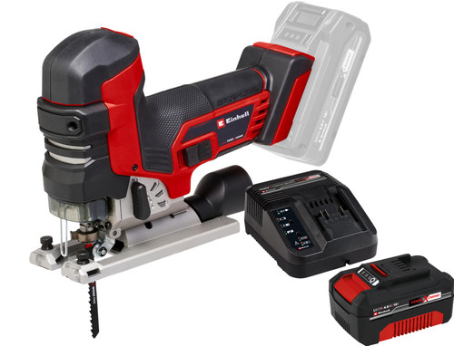 Einhell TP-JST 18/135 Li BL Solo + Einhell 18 V/4.0 Ah Starter Kit - Power X-Change Main Image