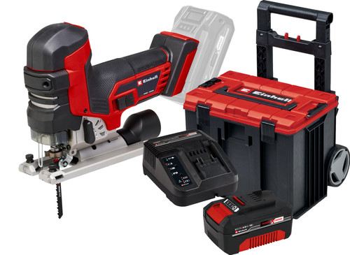 Einhell TP-JST 18/135 Li BL Solo 4,0 Ah Accu E-Case L Starterspakket Main Image