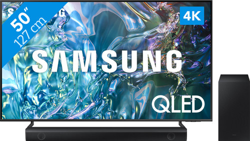 Samsung QLED 4K 50Q64D (2024) + Samsung HW-B530 (2022) Main Image