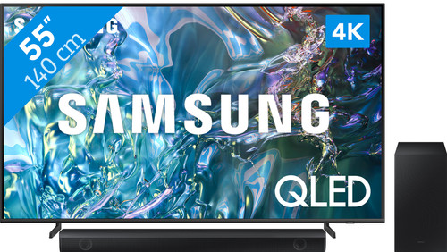 Samsung QLED 4K 55Q64D (2024) + Samsung HW-B530 (2022) Main Image