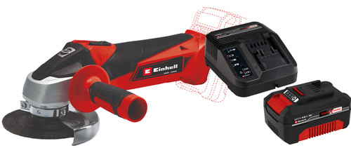 Einhell TC-AG 18/115 Li Solo + Einhell 18 V/4.0 Ah Starter Kit - Power X-Change Main Image