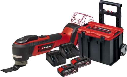 Einhell TP-MG 18 Li BL Solo 2,5 Ah Accu (2x) E-Case L Starterspakket Main Image