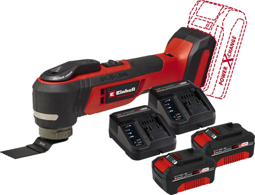 Einhell TP-MG 18 Li BL Solo 4,0 Ah Accu (2x) Starterspakket Main Image