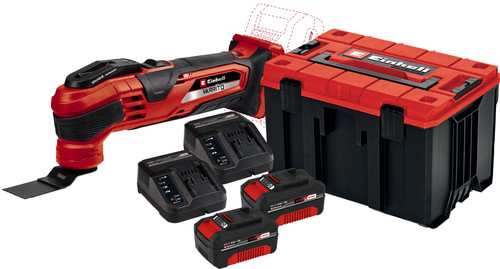 Einhell VARRITO Li Solo 4,0 Ah Accu (2x) E-Case M Starterspakket Main Image