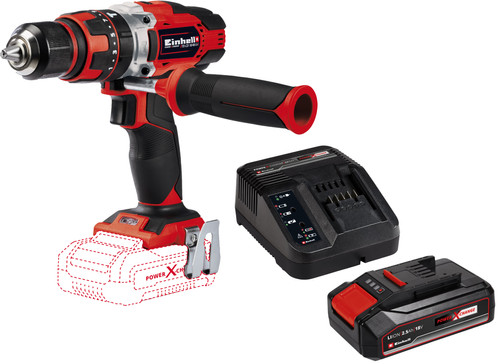 Einhell TE-CD 18/48 Li-i Solo + Einhell Power-X-Change 2,5 Ah Accu en oplader Main Image