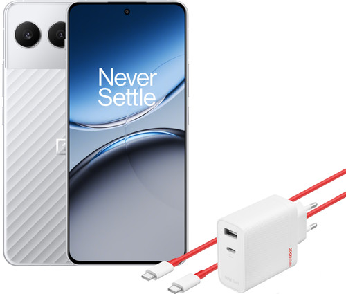 OnePlus Nord 4 512GB Zilver 5G + OnePlus SuperVOOC Oplader 80W met 2 Poorten Main Image