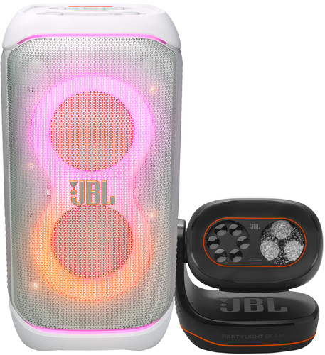 JBL Partybox 320 Wit + JBL Partylight Beam Main Image