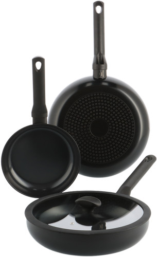 BK Enjoy Frying Pan Set 20cm + 28cm + High-sided Skillet 28cm Black Main Image