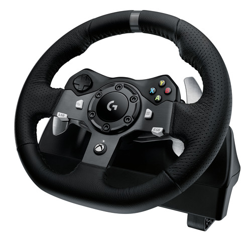 Logitech G920 Driving Force Racing Wheel - store Black - XBox/PC