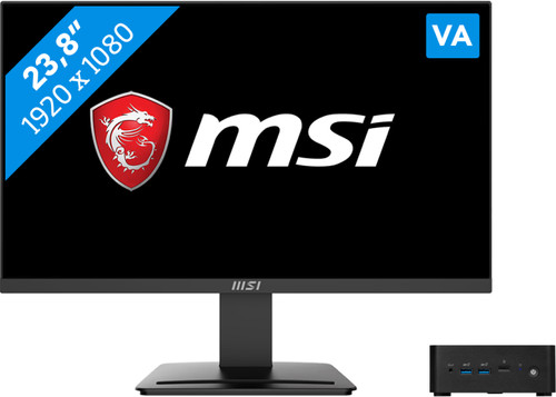 MSI Cubi NUC 1M-002EU + MSI Pro MP2412 Main Image