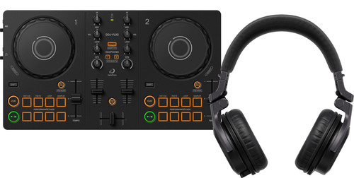 AlphaTheta DDJ-FLX2 + Pioneer DJ HDJ-CUE1 Main Image