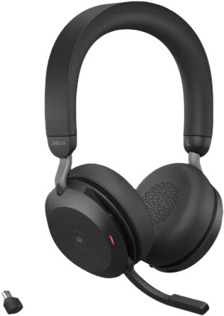 Jabra Evolve2 75 USB-C MS Wireless Office Headset Main Image