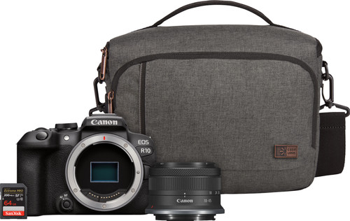 Canon EOS R10 Starterskit - Coolblue - Voor 23.59u, morgen in huis