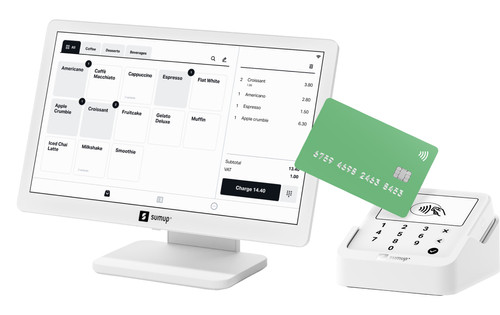 SumUp Point of Sale Lite + SumUp Solo Lite Contactloos Pinapparaat met Oplaadstation Main Image