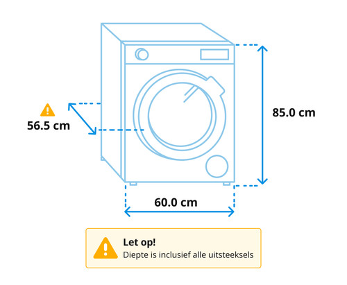 LG GD3R509S0 - 9/6 kg visual Coolblue 1