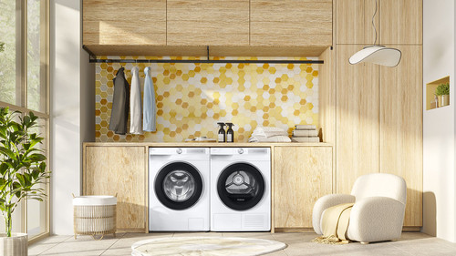 Samsung DV90DG6845LKU3 AI Dry+ product in gebruik