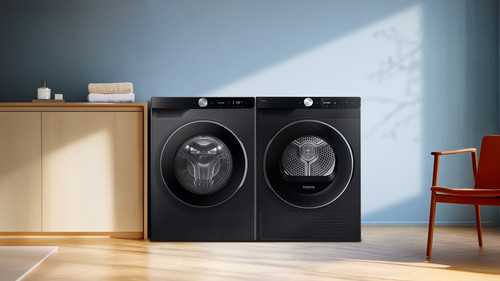 Samsung DV90DG6845LBU3 AI Dry+ product in use