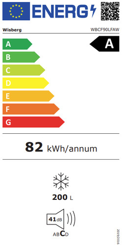 Wisberg WBCF90LFAW energy label
