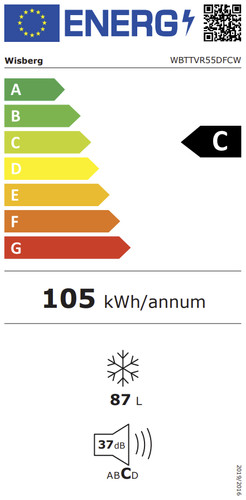 Wisberg WBTTVR55DFCW energielabel