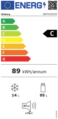 Wisberg WBTTKV55CW energy label