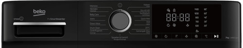 Beko B1W764BBBE SteamCure detail