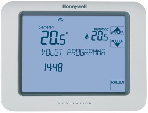 Willen Penelope Lada Honeywell Home Chronotherm Touch Modulation (Bedraad) - Coolblue - Voor  23.59u, morgen in huis