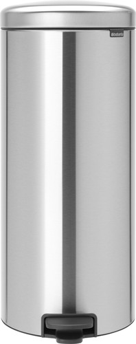 Brabantia NewIcon Pedal Trash Can 30L Matte Steel Main Image