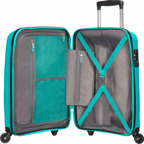 american tourister bon air spinner l deep turquoise