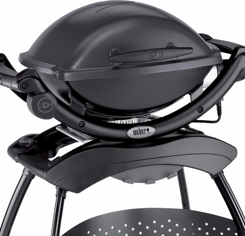 Weber Q1400 Stand Dark Grey - - Before 23:59, delivered tomorrow