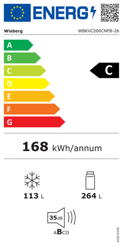Wisberg WBKVC200CNFB energy label