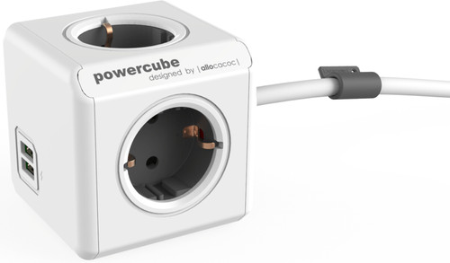 Samengesteld duizelig marketing PowerCube usb 4-voudige stekkerdoos 1,5m - Coolblue - Voor 23.59u, morgen  in huis