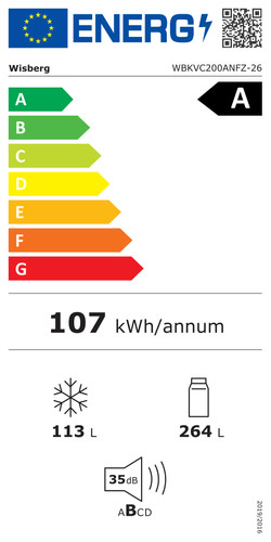 Wisberg WBKVC200ANFZ energy label