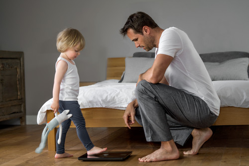 Withings Body + Zwart product in gebruik