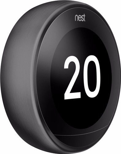 Nest Learning Thermostat Premium Zwart - Coolblue - Voor 23.59u, morgen in huis