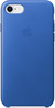 Apple iPhone 7/8 Leather Back Cover Electric Blue