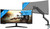 Samsung Odyssey G5 LC34G55TWWPXEN Curved + BlueBuilt Monitorarm voor 1 Ultrawide Monitor