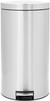 Brabantia Twin Bin Pedal Trash Can 20+20 Liters Stainless Steel Matte