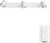 Philips Hue Adore Bathroom Recessed Spot Light White Ambiance 3-lichts White - Bar