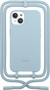 Change Case Apple iPhone 13 Back Cover met Koord Blauw