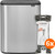 Brabantia Bo Touch Bin 60 Liter Rvs Fingerprint Proof + Vuilniszakken (120 stuks)