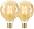 WiZ Smart Filament lamp Globe 2-pack - Warm tot Koelwit Licht - E27