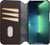Decoded Wallet Apple iPhone 14 Pro Max Book Case Leer Bruin