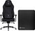 Vortech Prestige Plus Gamestoel Zwart + Vortech Vloermat Zwa