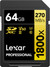 Lexar Professional SDXC 1800x GOLD 64GB 180MB/s