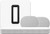 Sonos Beam Gen2 White + 2x Era 300 White + Sub G3 White