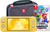 Nintendo Switch Lite Geel + Super Mario Bros. Wonder + Beschermhoes